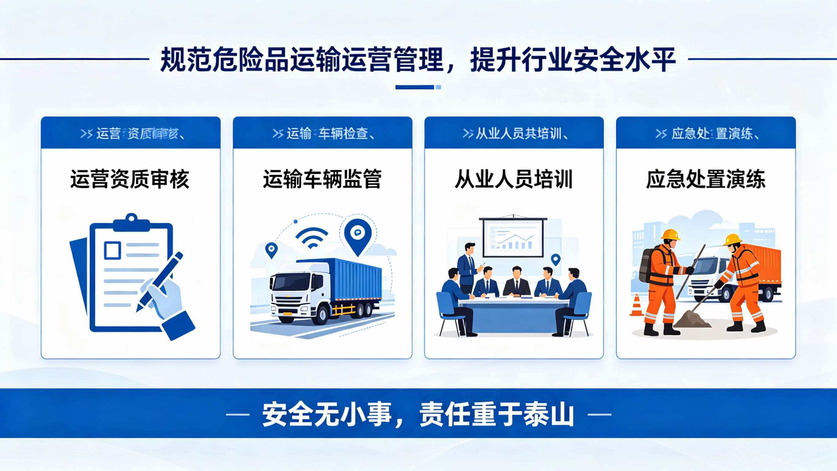 规范危险品运输运营管理，提升行业安全水平。